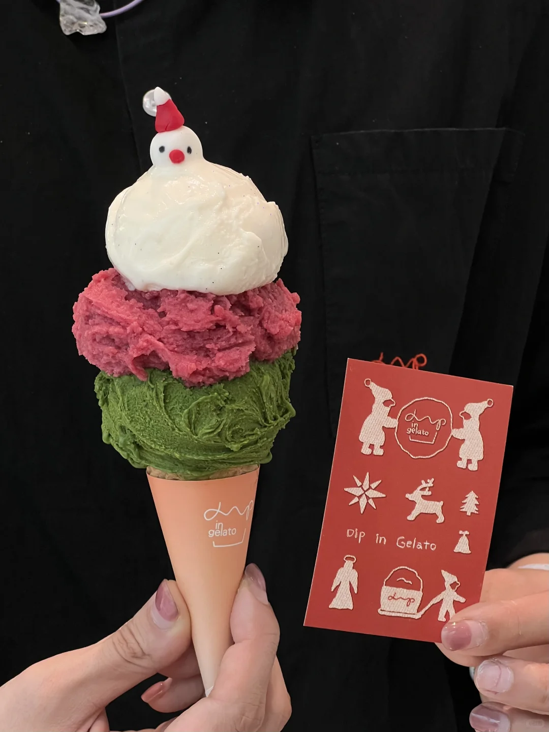 德基圣诞限定gelato！！！🎄⛄️🎄