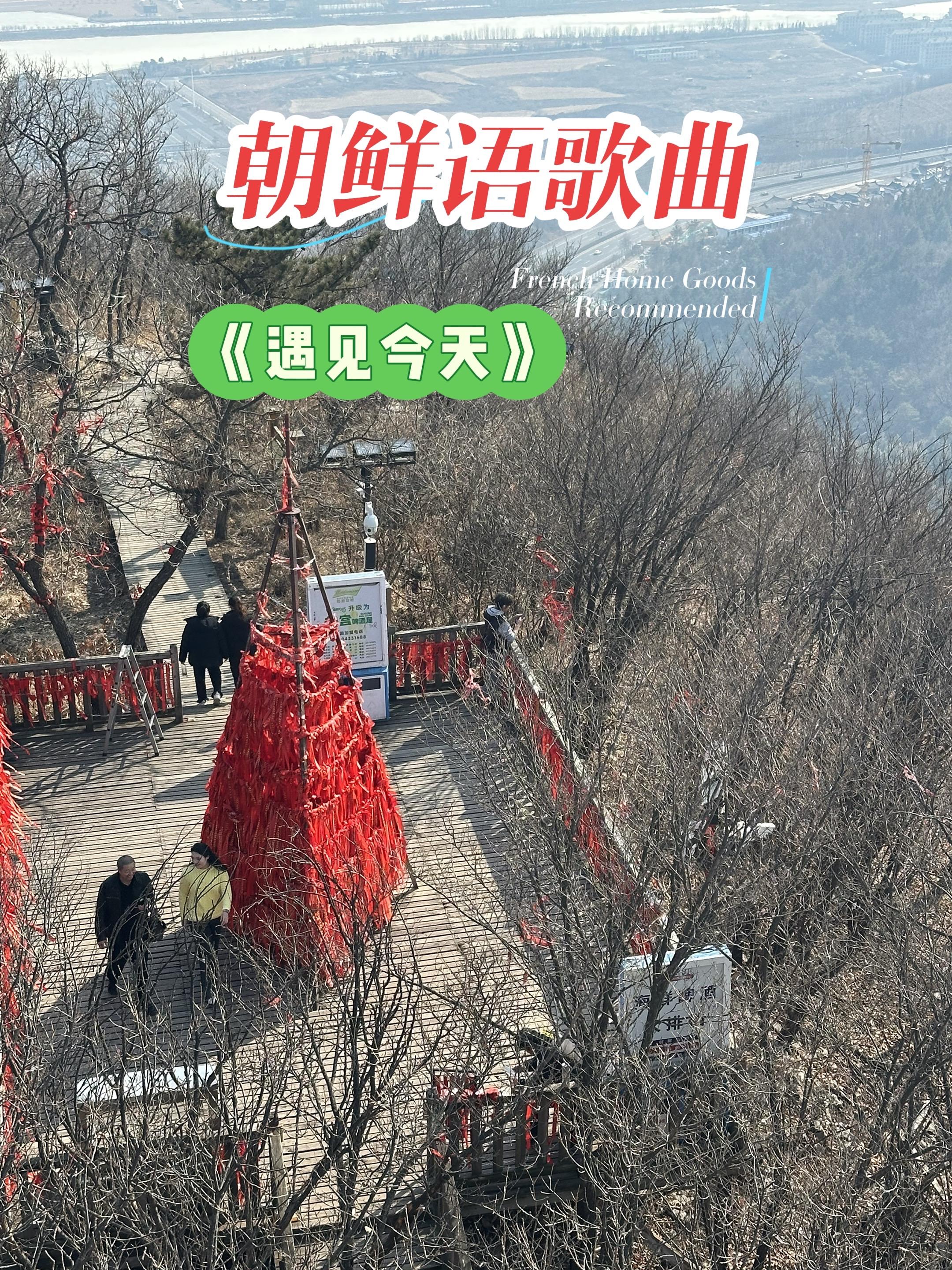 朝鲜语 登上山顶看美景 景点打卡 创作人计划