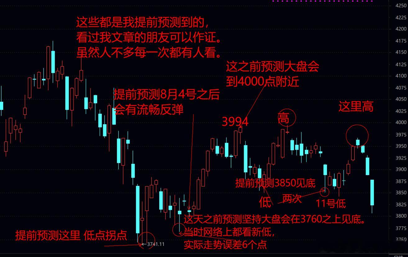 这一路都是提前预测的，看过我文章的人可以作证 ​​​