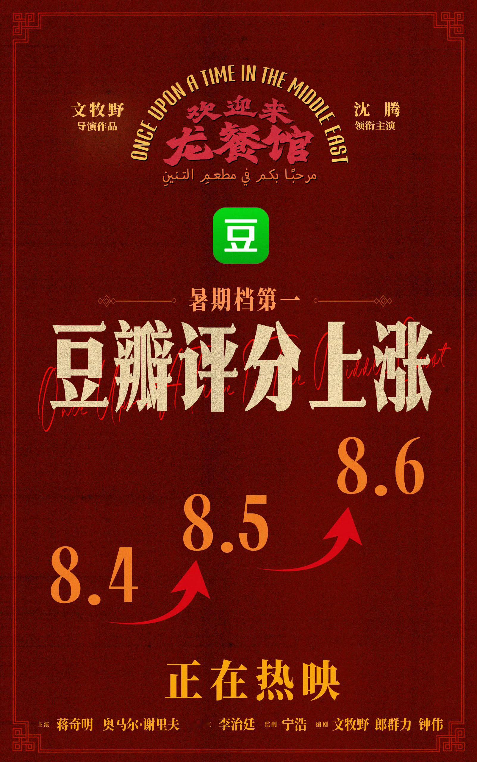 《欢迎来龙餐馆》豆瓣涨至8.6分 