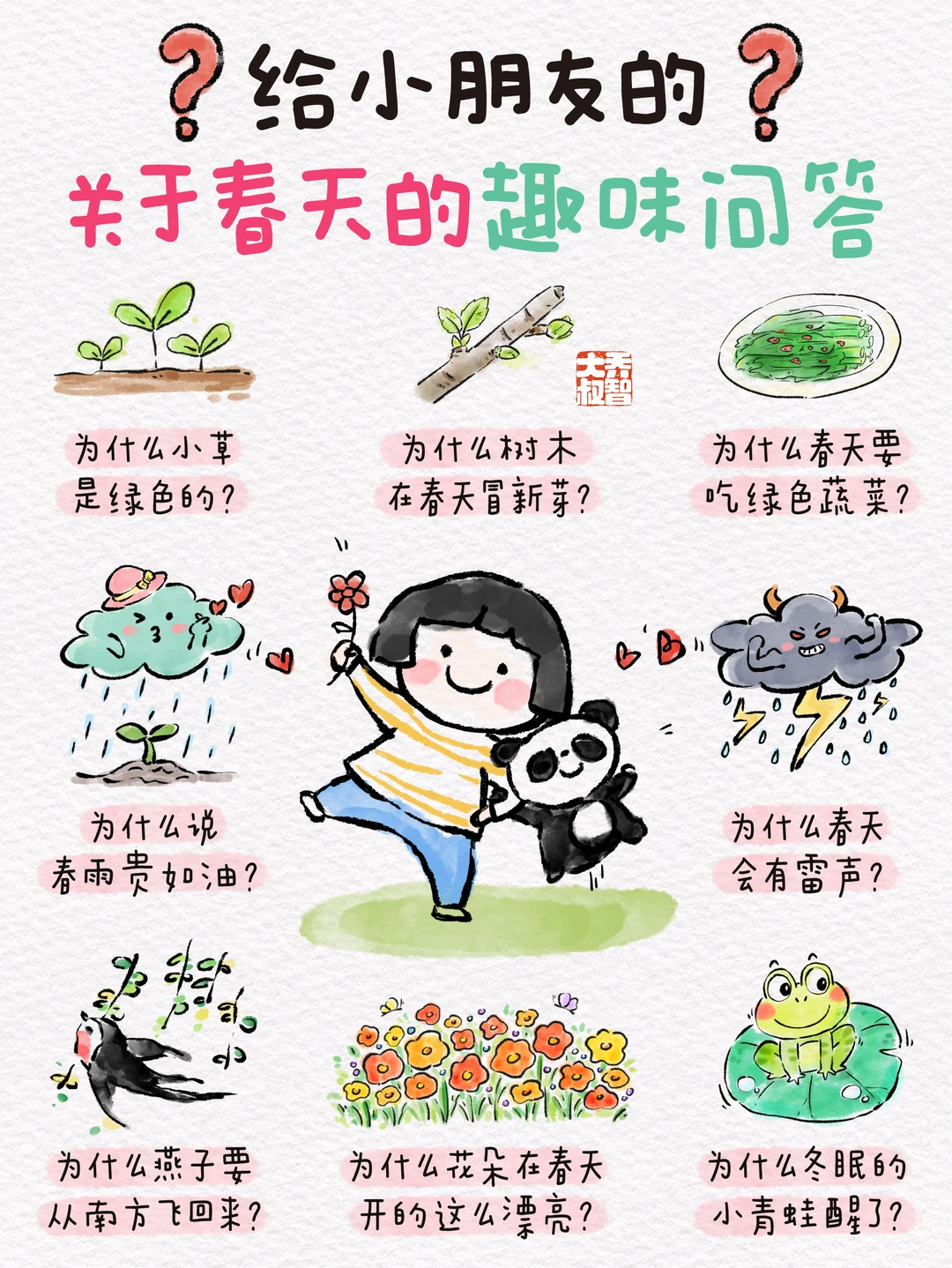 明日立春，给孩子的春日趣味问答🌸