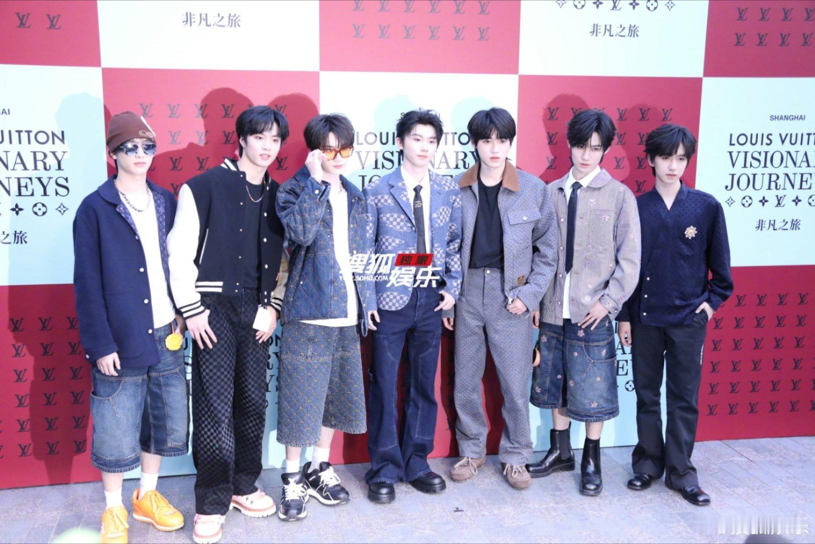 时代少年团LV大秀生图时代少年团上海LV大秀生图来啦！时代少年团上海lv大秀生图
