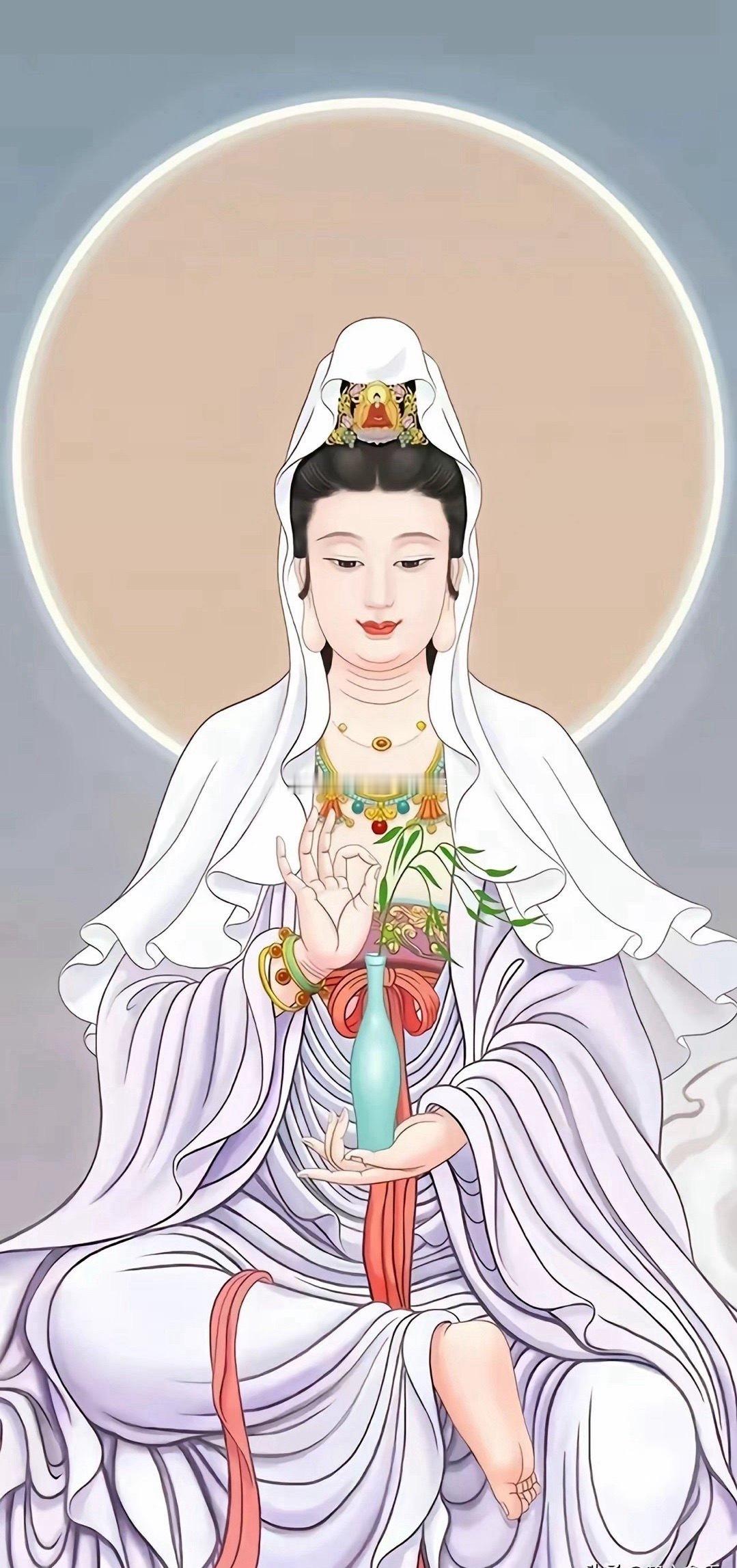 观音菩萨已在暗处守护您九十九次，今天她再度降临，赠予您第一百次的奇妙缘分。一旦错