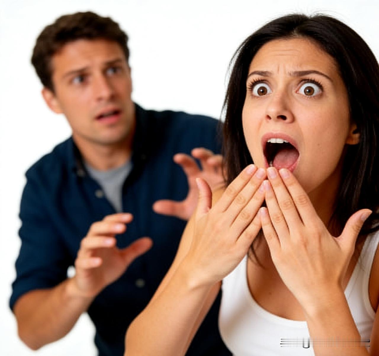 睡到半夜，被老婆一声惊雷般的吼声吓醒：“老王快走，我老公回来了！”

那一刻，我