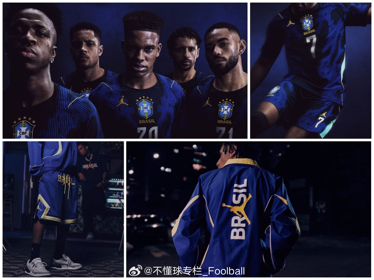 在耐克的世界杯球衣发布前，AJ率先发布了巴西国家队世界杯球衣。衣橱里还有件大巴黎