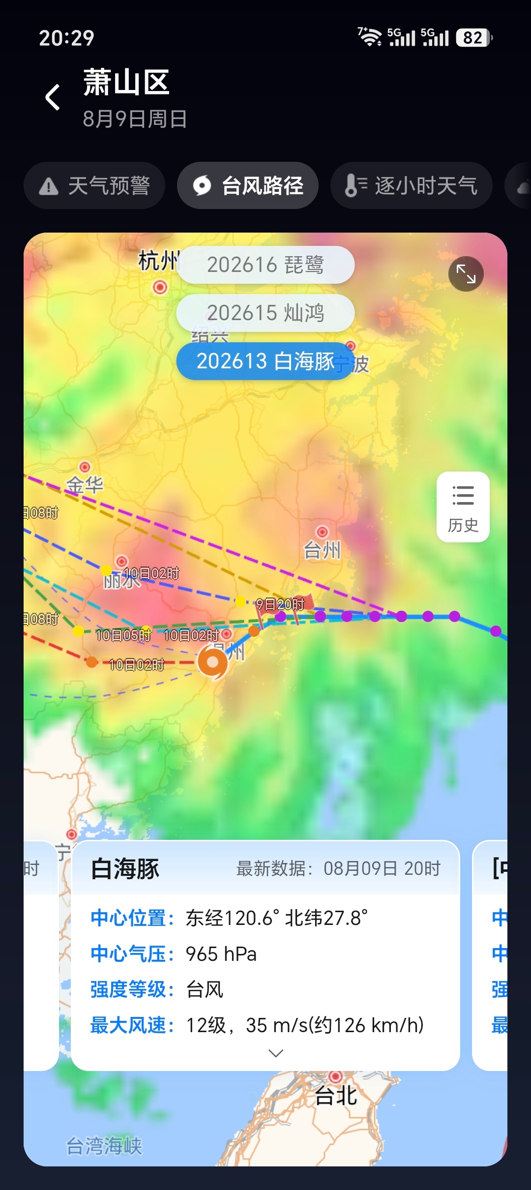 白海豚 没囤东西就来了上次巴威雷声大雨点小，确实轻敌了早上趁着白海豚还没登陆，果