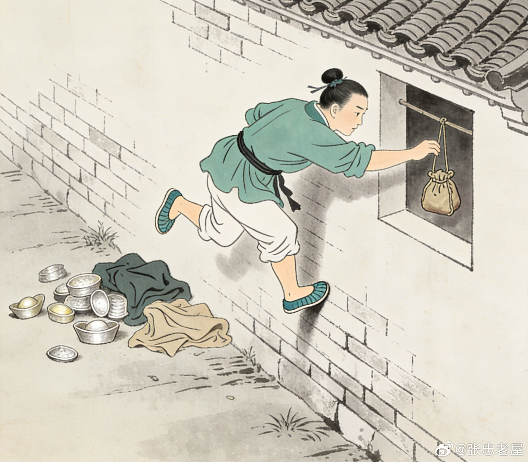 陈阿尖做贼：临上刑场前咬了母亲一口清代民间传奇故事1500字本文塑造了陈阿尖身怀