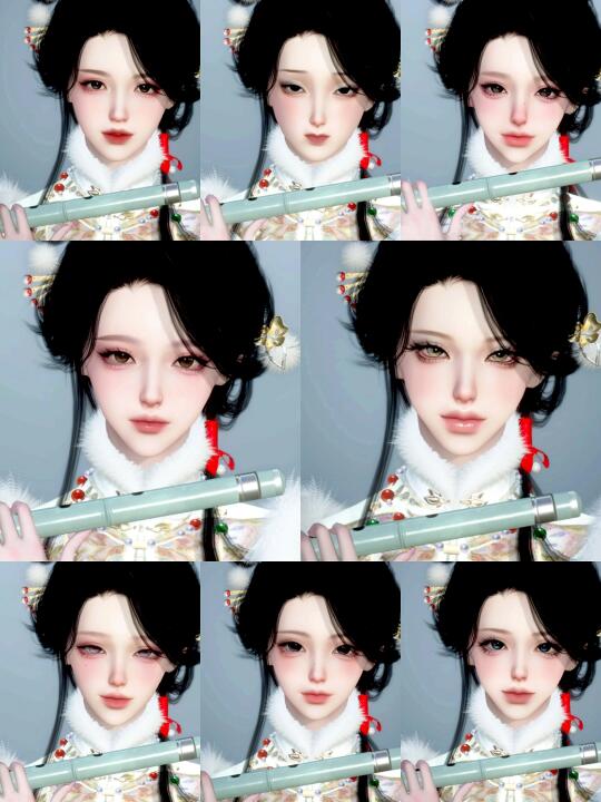 逆水寒古风捏脸分享丨女号篇