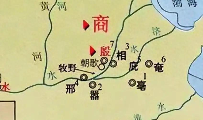 商朝国都朝歌，周朝国都西岐，古代这两大名地如今位于什么地方？河南鹤壁淇县的县城中