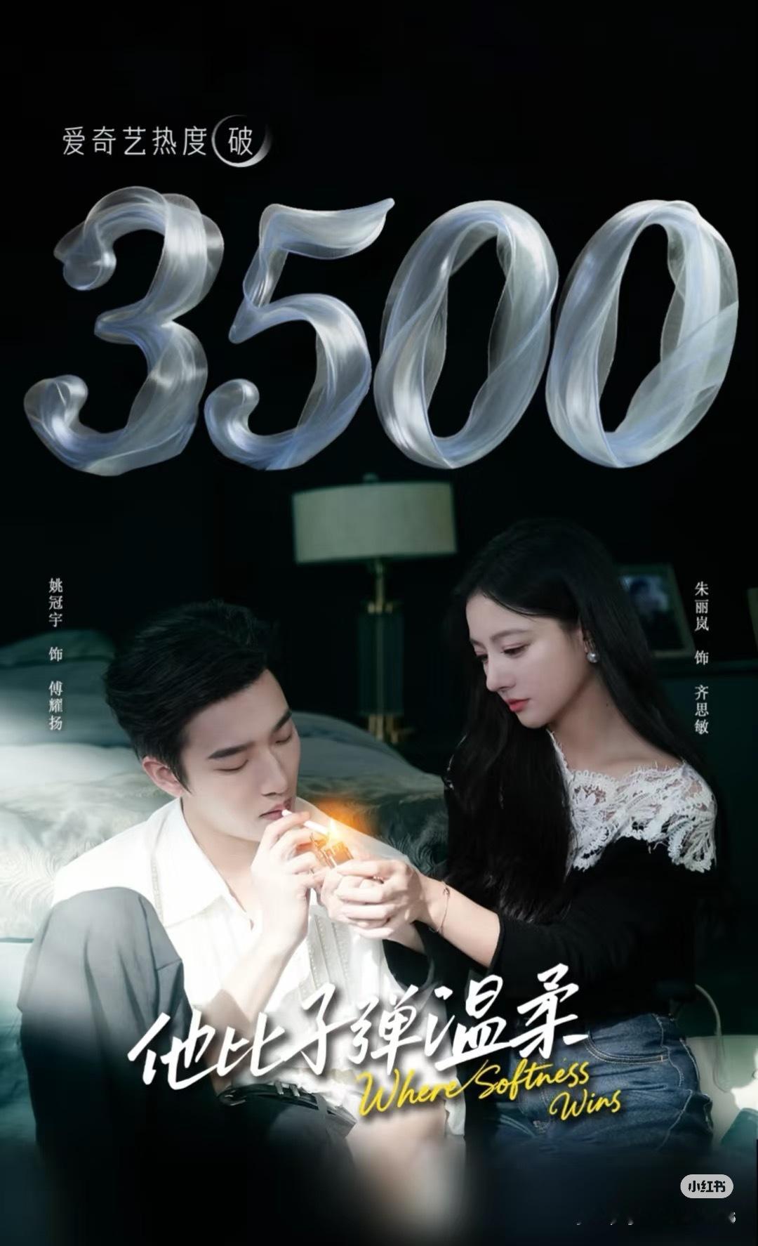 姚冠宇X朱丽岚《他比子弹温柔》🥝热度3500下沉市场果然不太吃这种黑帮题材哪怕