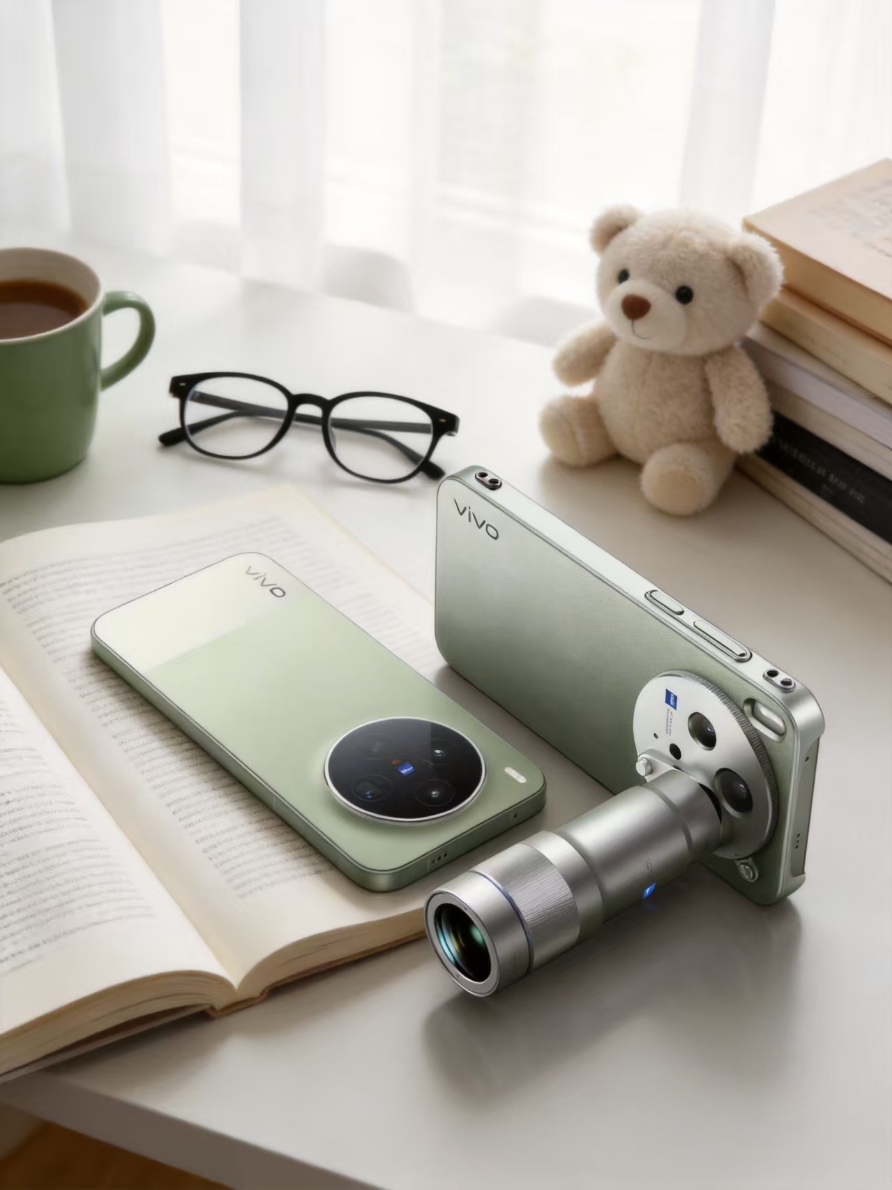 vivo X300 Ultra专业V单这个配色真的很是适合二创诶用AI生成了几张