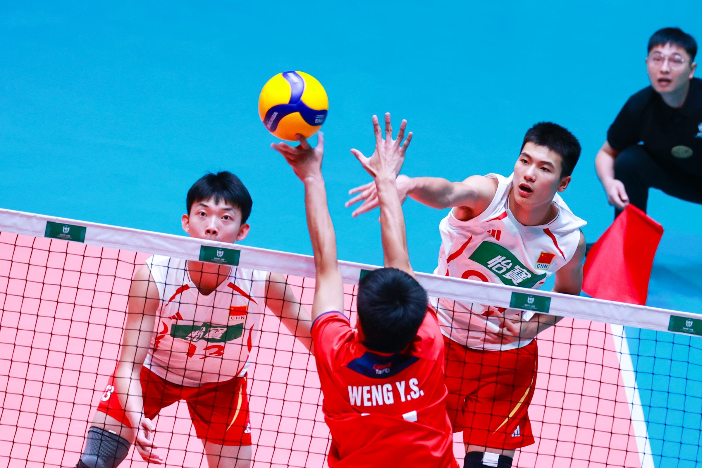 U18男排亚锦赛，中国队与中国台北队进入决胜局大战！2026亚洲U18男排锦标赛