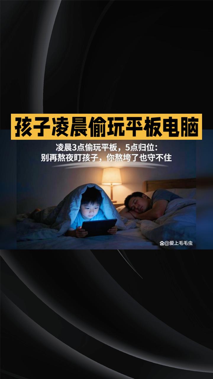 深夜被窝亮起微光，是孩子无声的反抗还是家长教育的警钟？
近日，多地家长反映孩子常