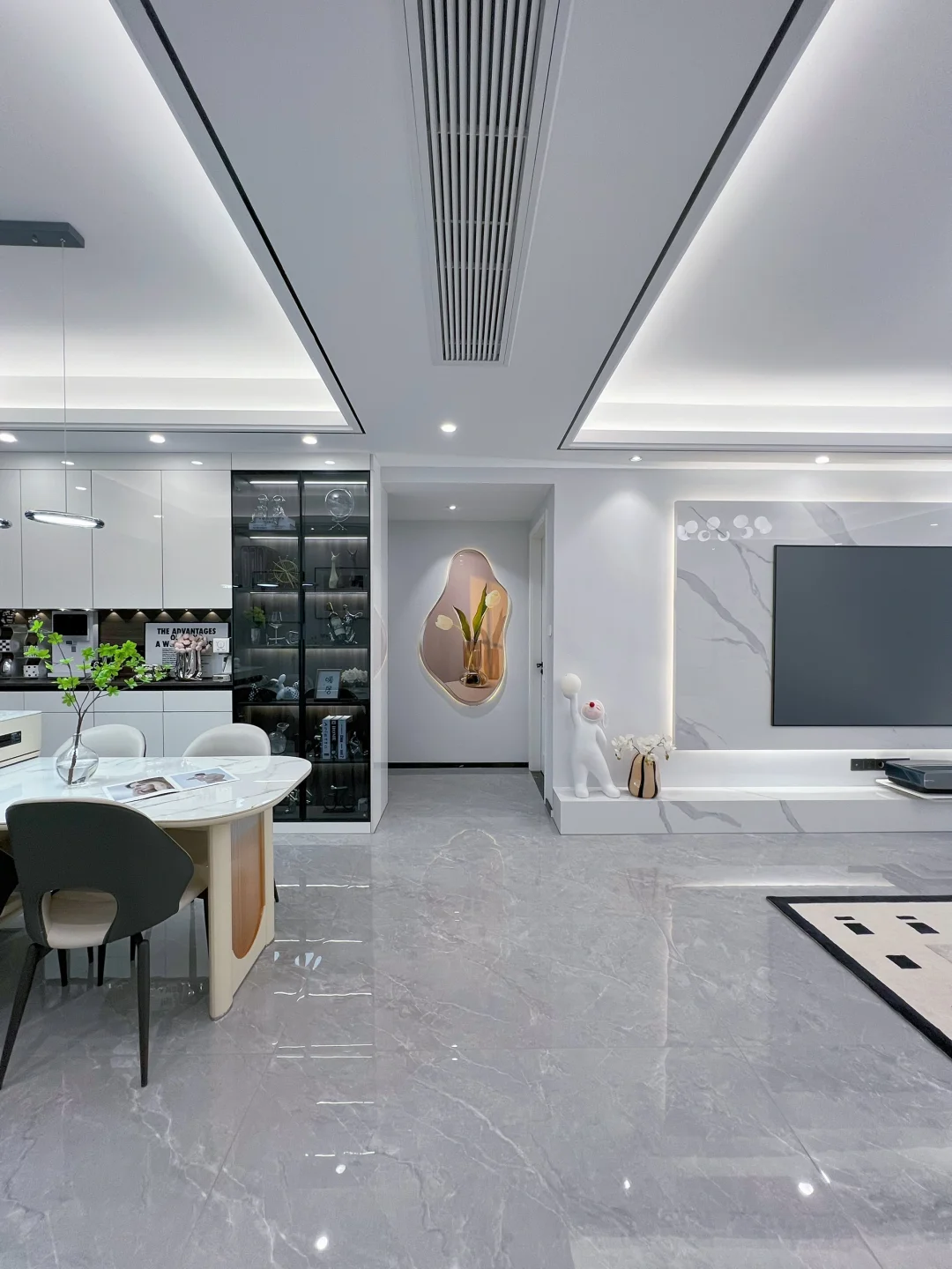 一个家两种风格丨极简风和奶油风我都要