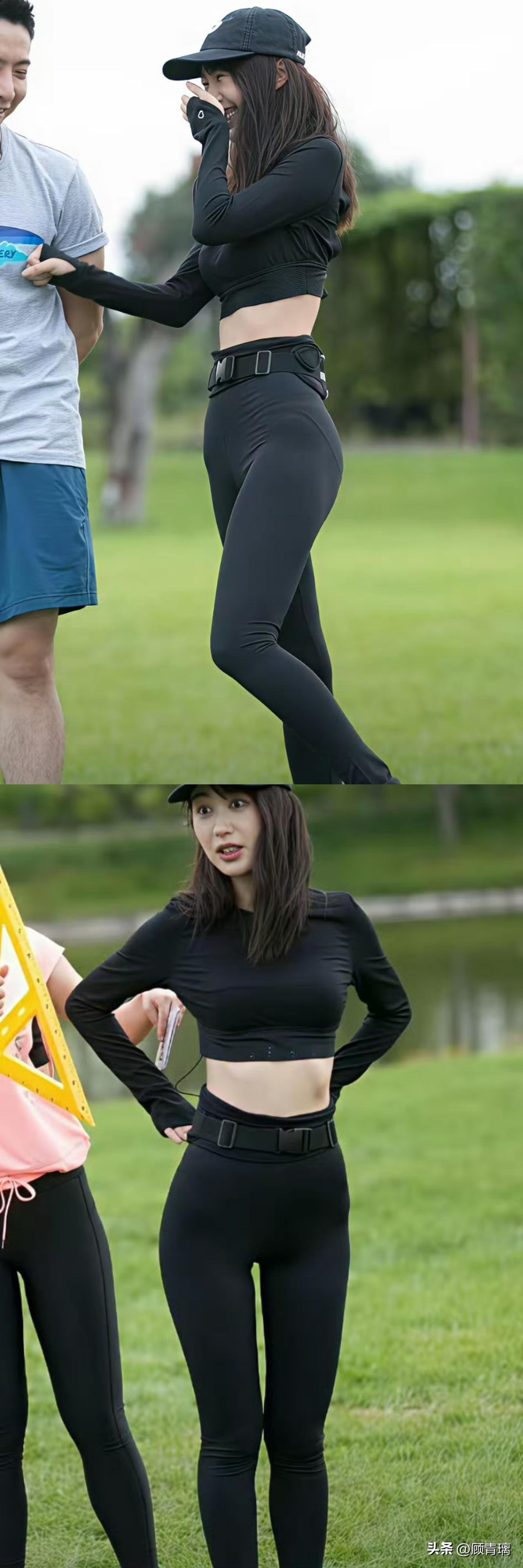 李菲儿这腰身太好看了，身材保持的太好了，肚子上一点多余的肉都没有，太自律了吧！