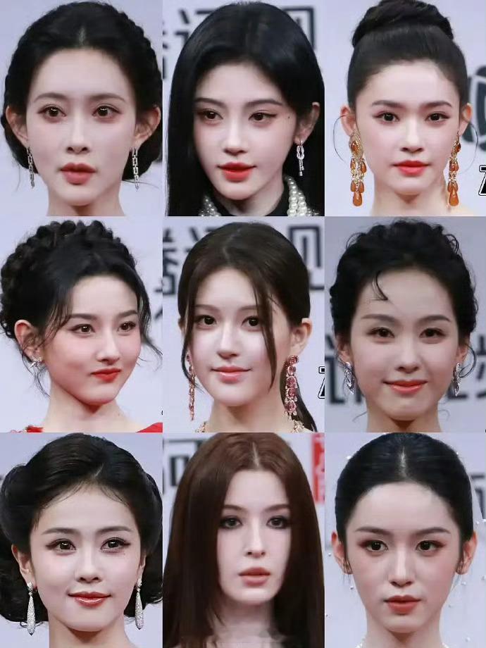 星光大赏女明星怼脸生图，还是女明星颜值高啊