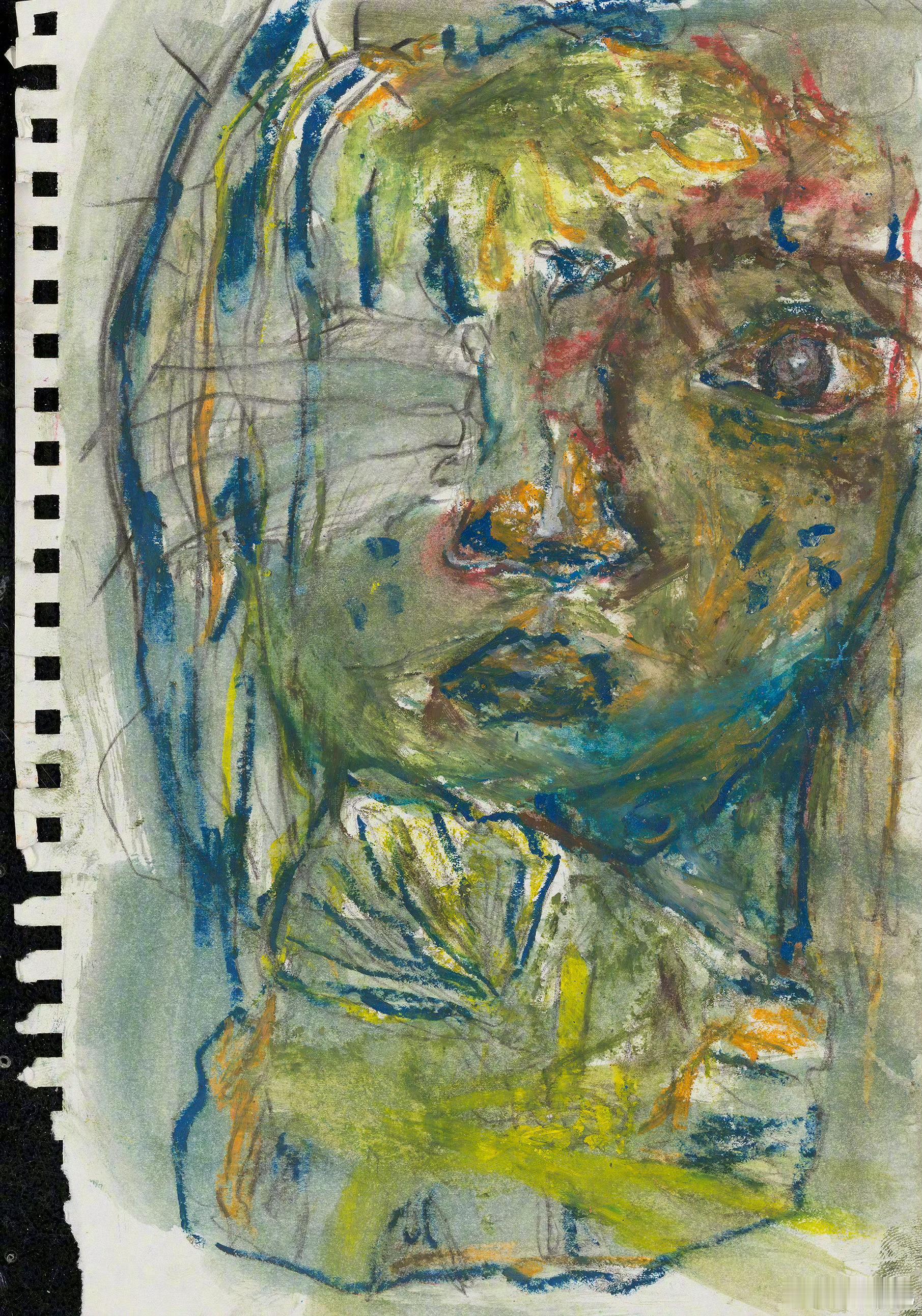 张子枫为新片画的画电影下一个台风今日上映 张子枫分享“林沫沫”的画，电影里九成画