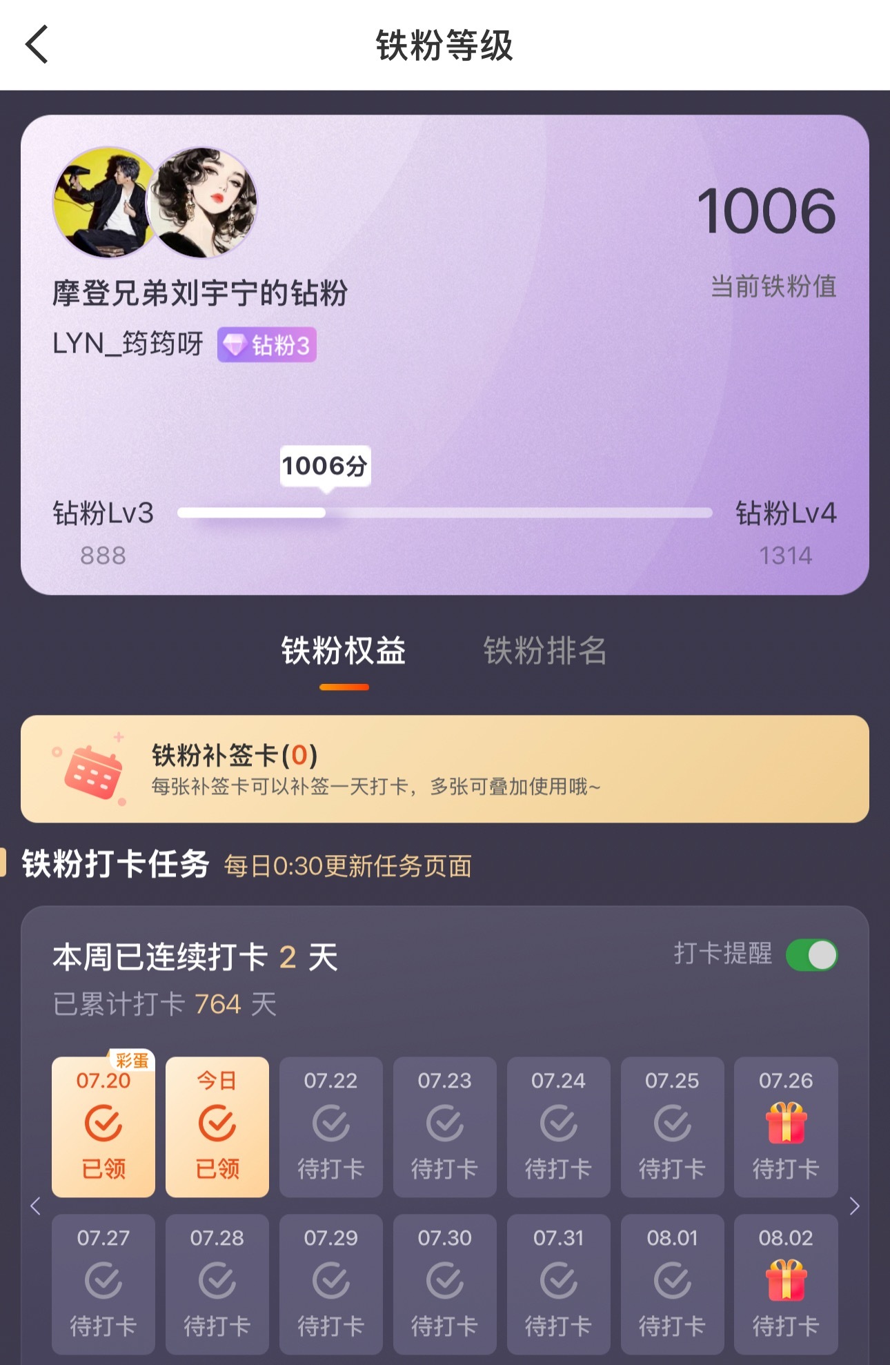 就我这么懒，这么不长情的人，都能为了刘宇宁一直续铁粉。这要不是爱，还能咋说呢？