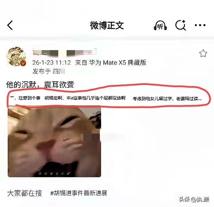 感觉老胡在牢 A 这件事上吃瘪了。
以往他可是热点的“忠实粉丝”，哪儿有动静就往