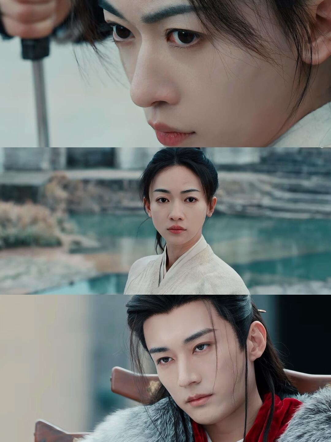 #刘学义吴谨言背靠背打戏#慕容璟精准射击，眉林灵动穿梭，两人配合得天衣无缝，敌人