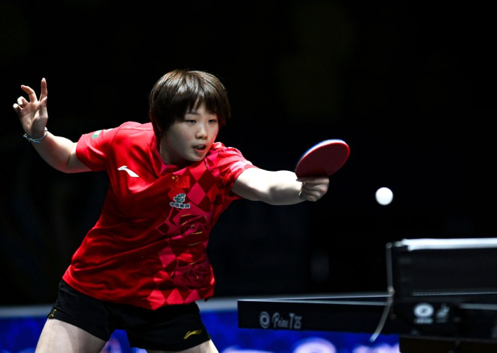 蒯曼3-0击败李多恩，助国乒女团大比分1-0领先韩国女团