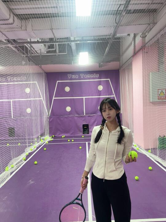 今天来打发球机🎾