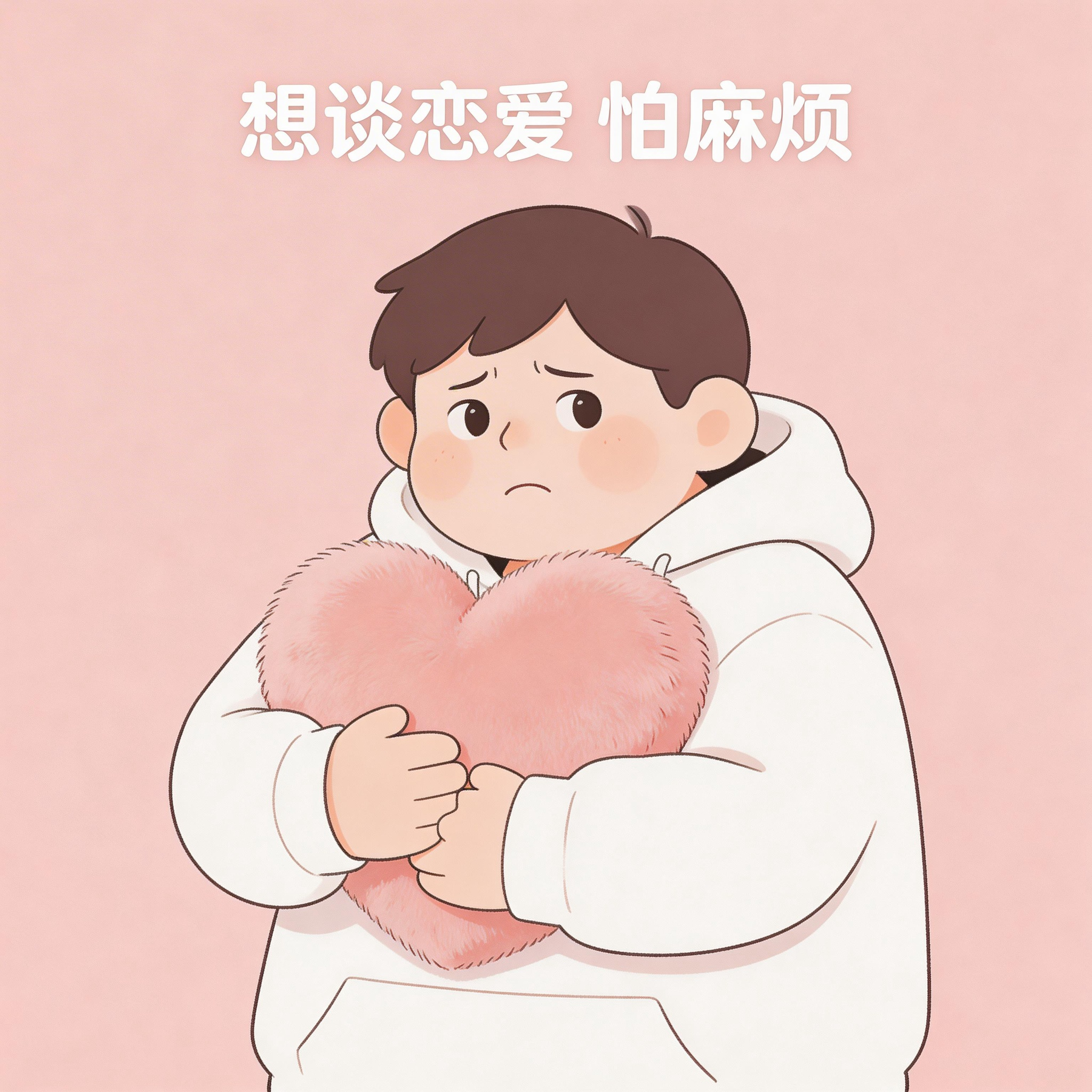 小V当前现状：想谈恋爱 怕麻烦想搞钱 怕累想减肥 管不住嘴想早睡 舍不得手机 