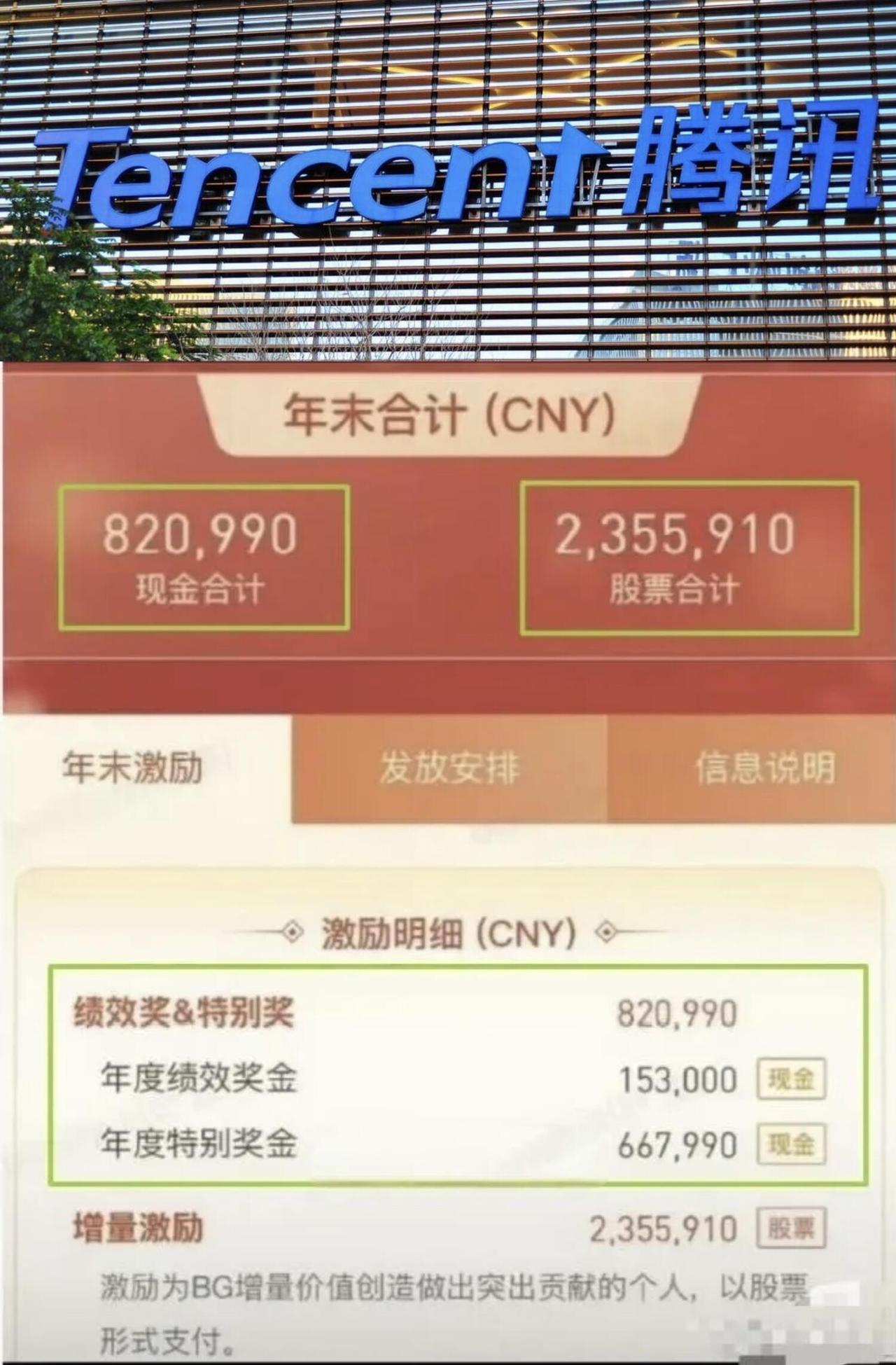 震碎三观！腾讯一员工因晒317万年终奖，被“封杀”。
这两天，互联网圈最大的“瓜