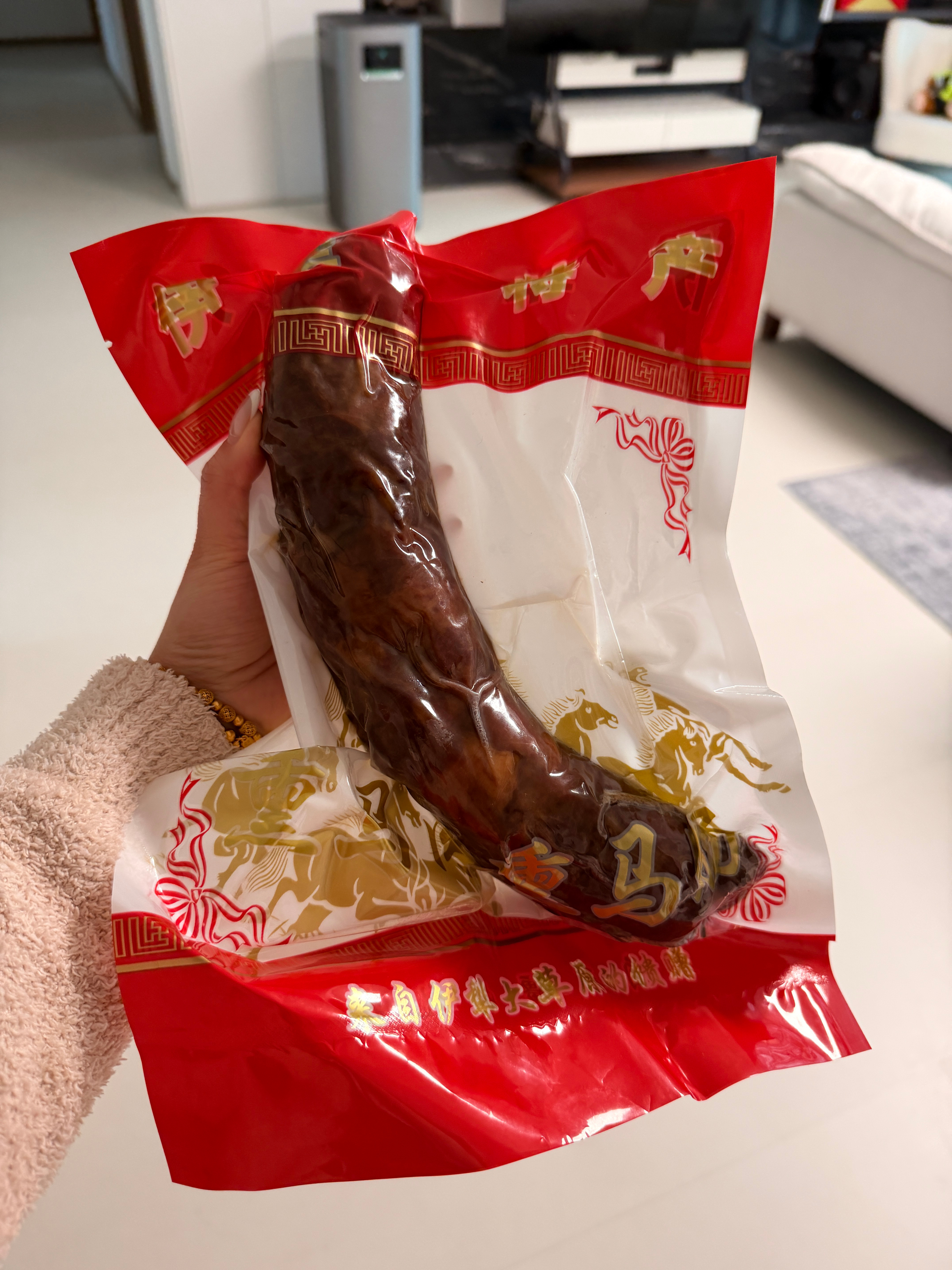 马肠！！你怎么可以这么粗新疆的美食也太顶了吧～有人吃过这个吗？ 