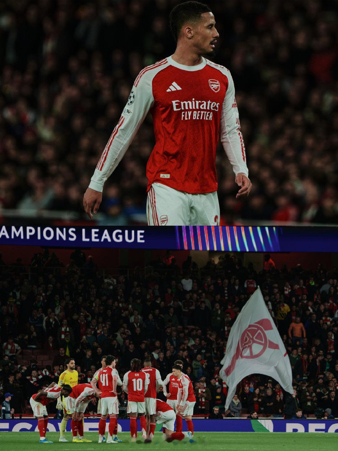 数据统计显示，阿森纳本赛季在欧冠共计完成了63次射正，是同期各队最多 阿森纳0比