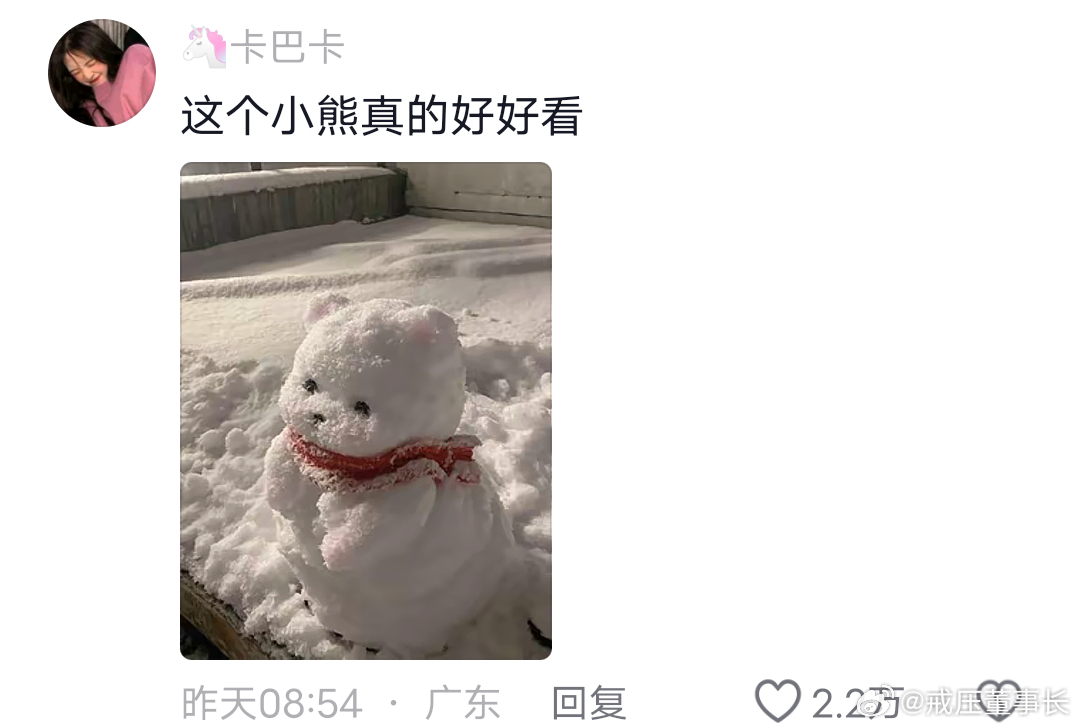 这难道就是北方雪人和南方雪人的区别吗[允悲] 