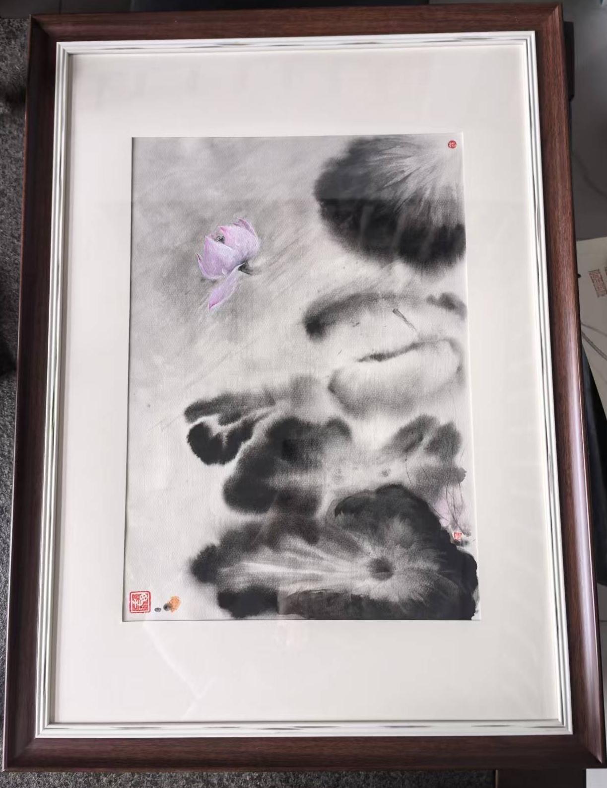 【李望苗画画】每幅画都有一个最佳的观赏距离，这是根据画的性质、构图、色块组成、肌