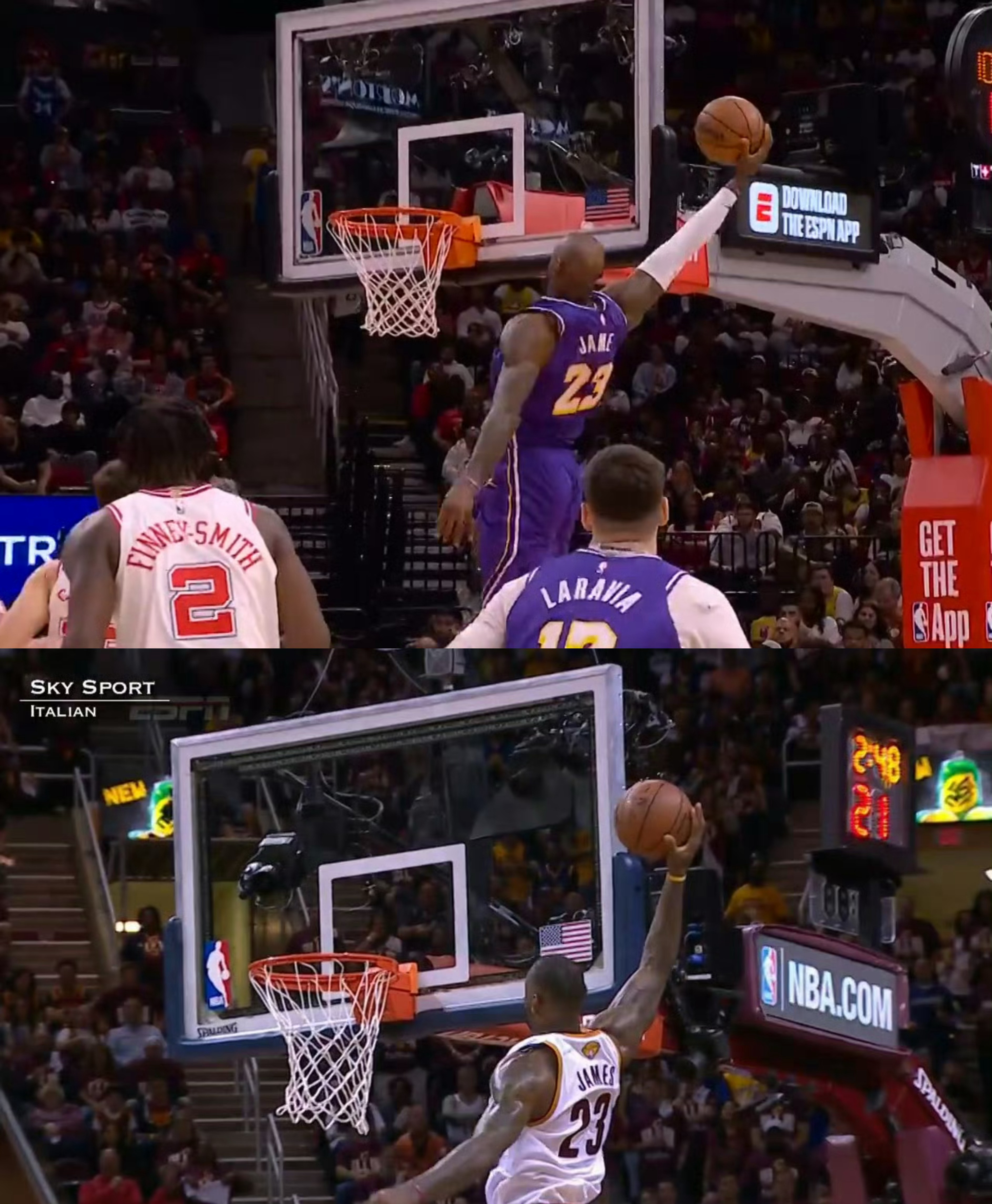 GOAT！梦回巅峰！詹姆斯半场8投8中，三分2中2，得到18分2板0失误0罚球。