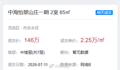 34岁，一家四口（马上生二胎），最后买了布吉65平2房，146万总价的老破小。说