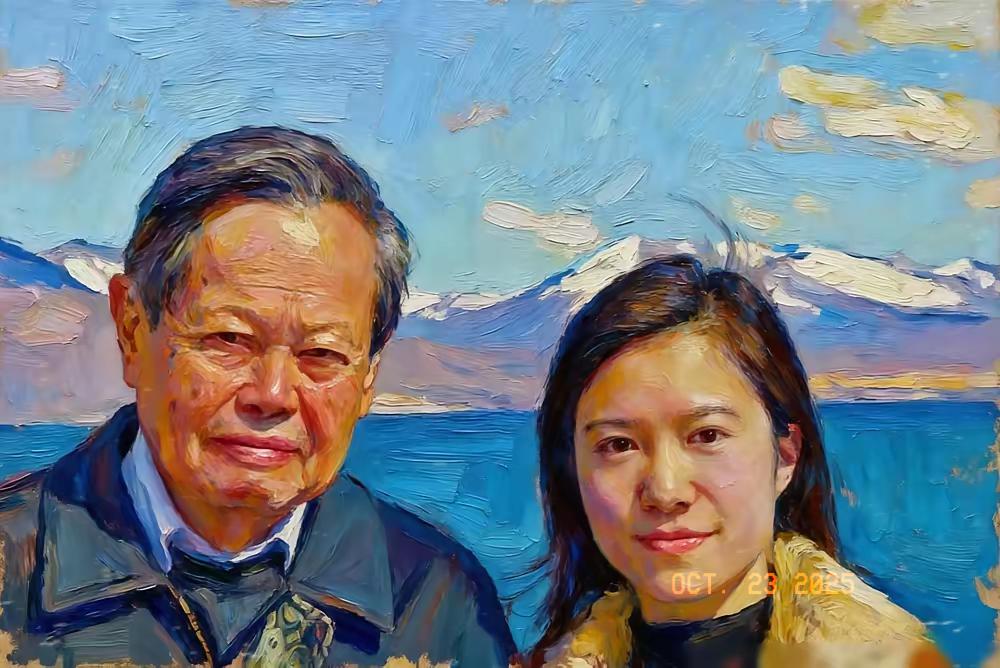 我问我一个学医的朋友，
​杨振宁院士得了什么病啊？怎么突然就走了，朋友说非常简单