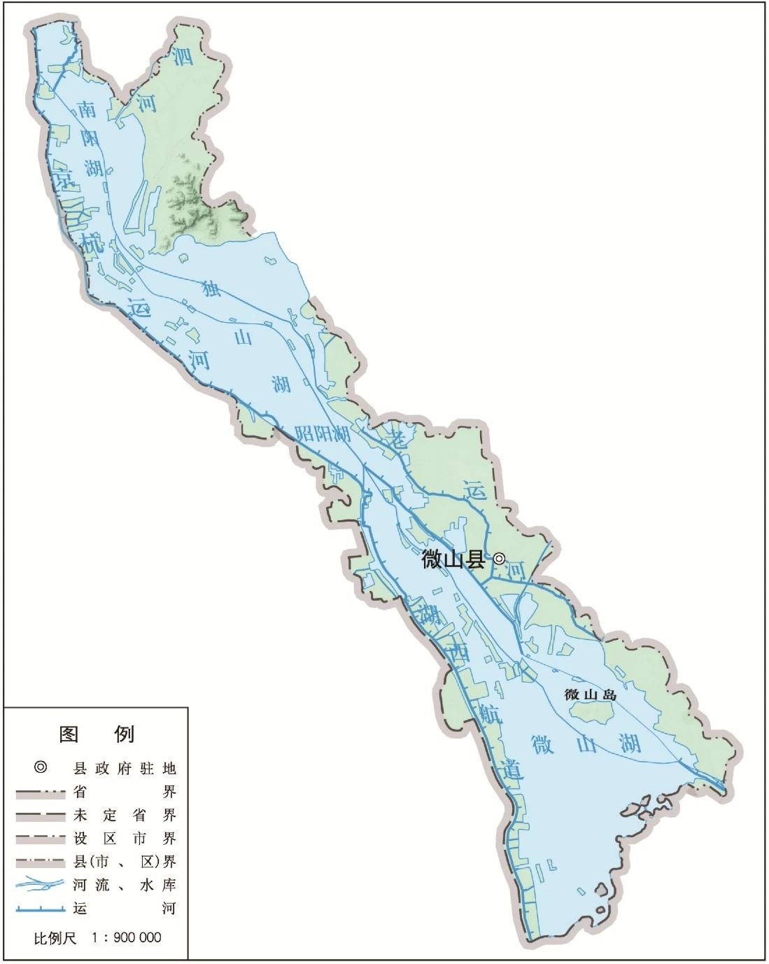 商纣王之兄微子，西周时封于宋国，死后葬在留邑东山，此山得名微山。微山湖形成后，微