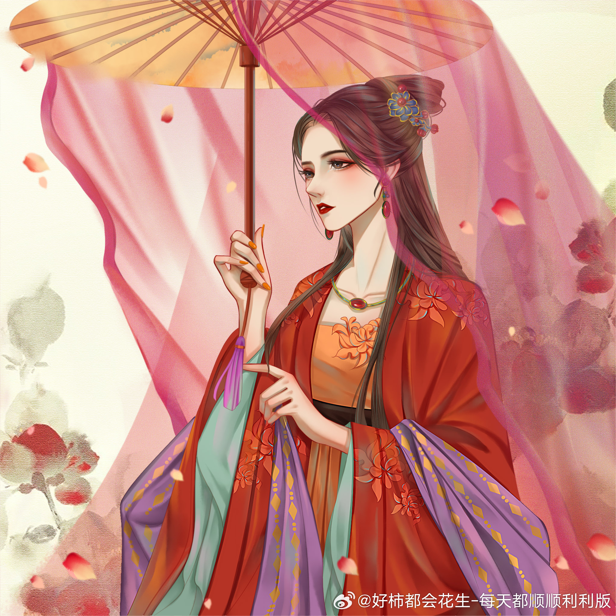 又在软件上涂了一个，你们觉得当头像咋样 