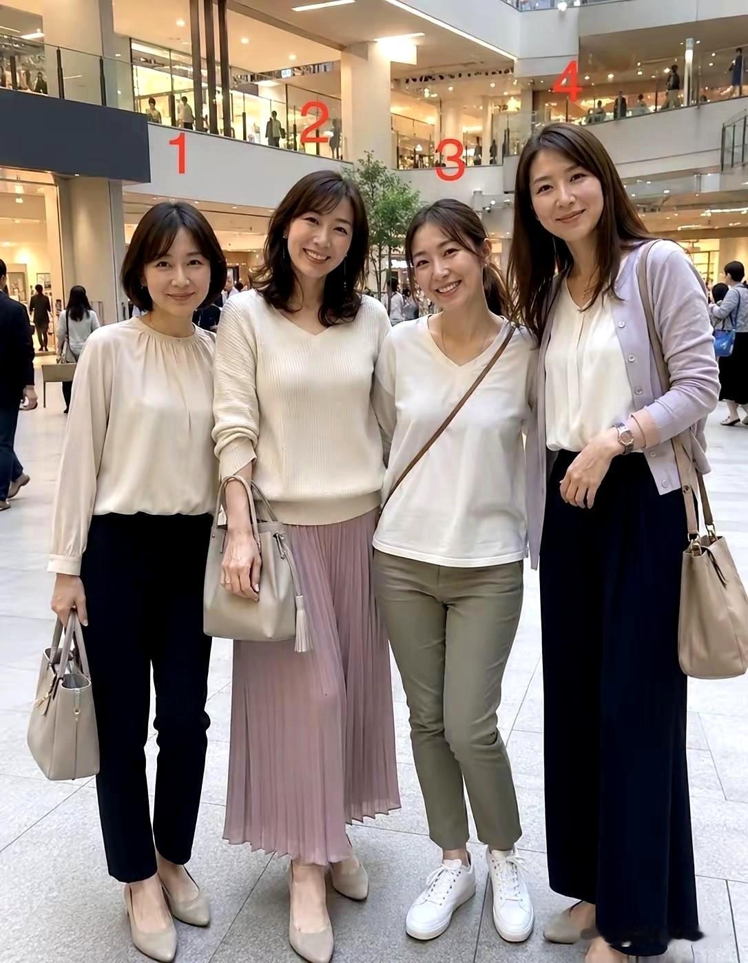我想问一下没有结婚的朋友，如果，你还没有结婚的话，这四个姑娘当中，你会选哪一个啊