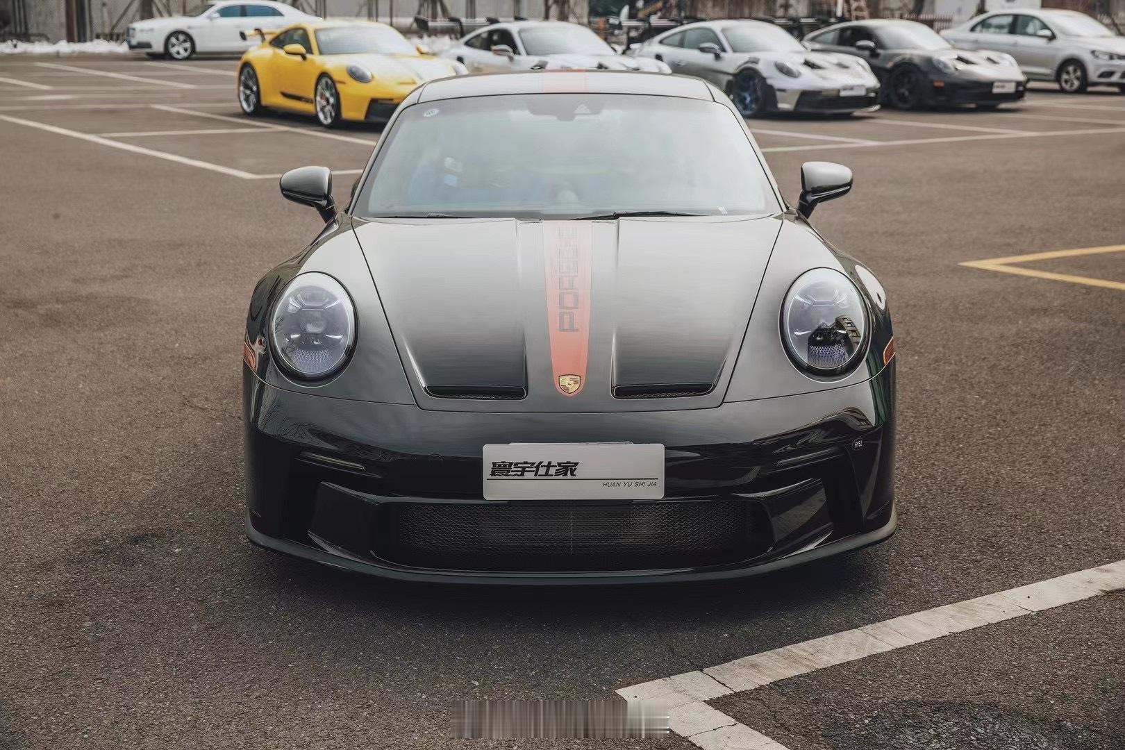 保时捷911 GT3 Touring MT，PTS个性化选配 真皮内饰，布加迪同