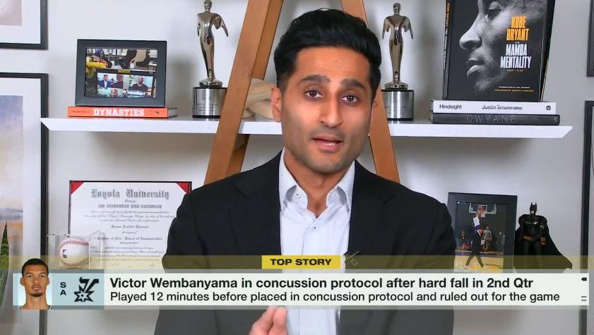 文班现在的状况是，确认的是会随队前往波特兰，但是能不能上场打球还是未知

之前说