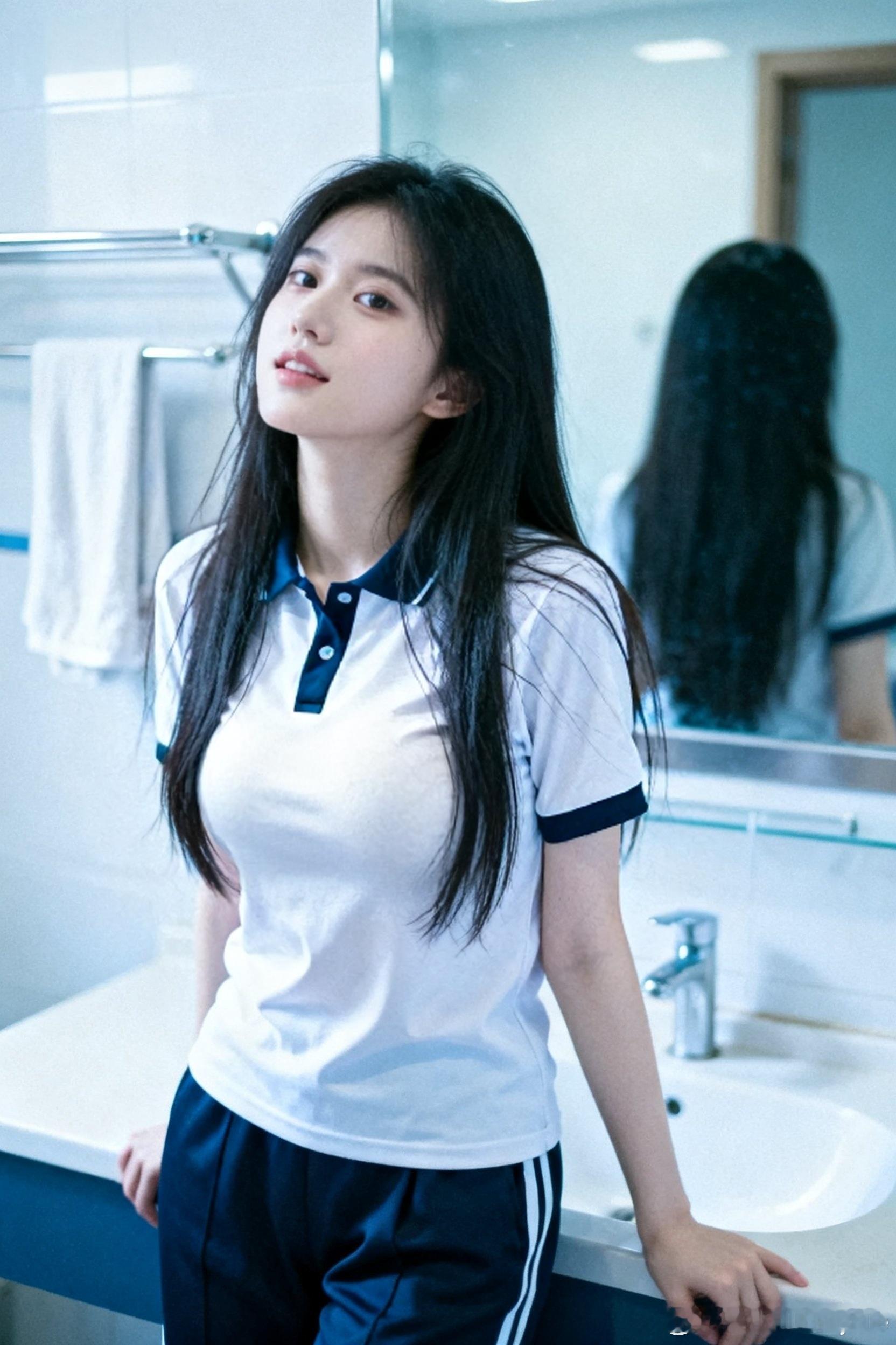 在洗手间拍照也可以很有氛围吗[挤眼][挤眼]如题，只要想拍照，哪里都不是问题😁