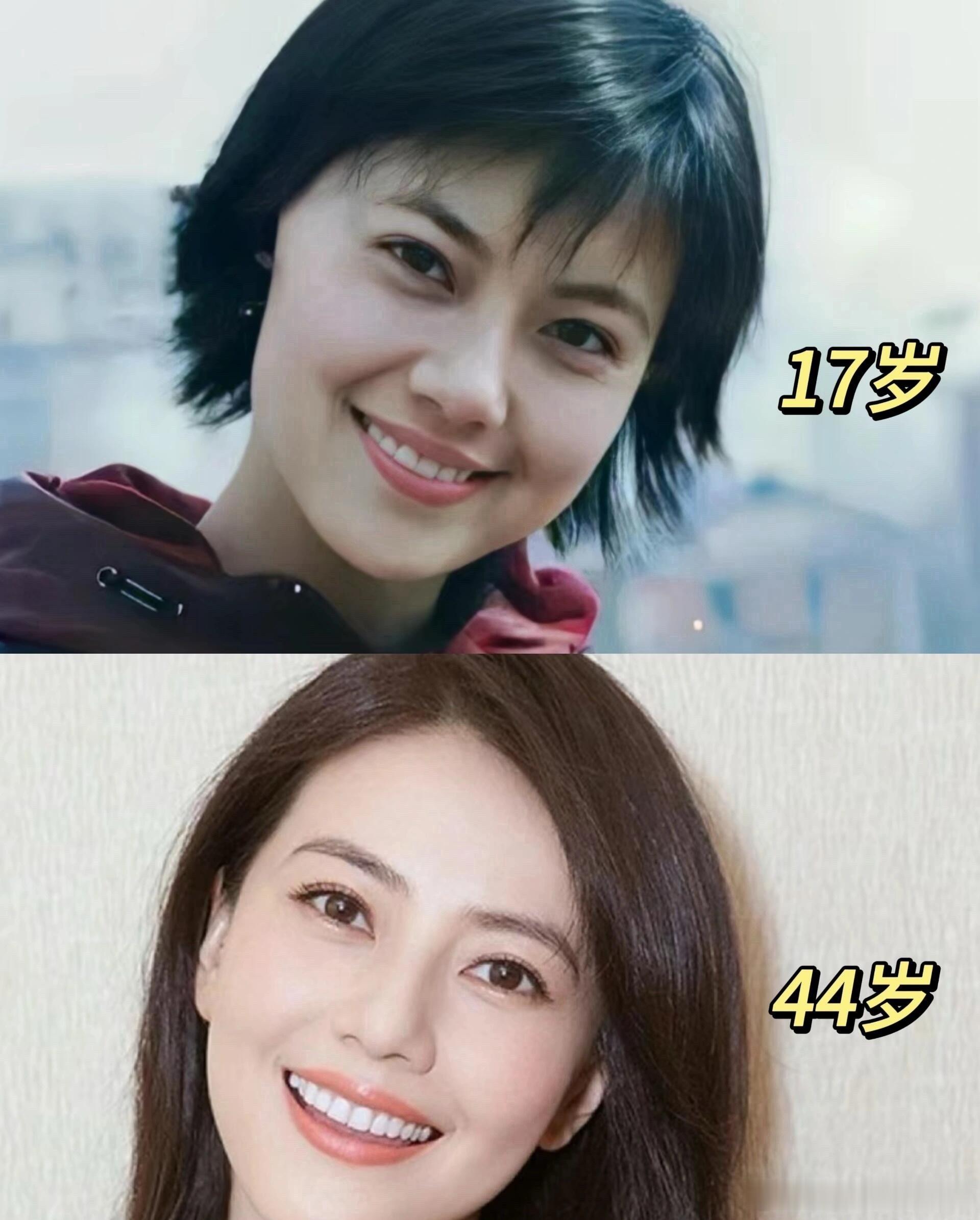 高圆圆真是从小美到大，不信你看呀！ 