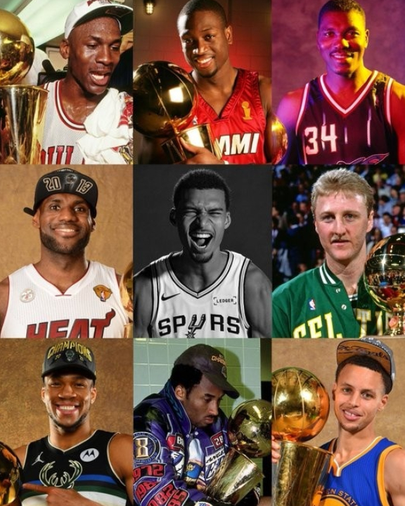 NBA总决赛将在6月4号（北京时间）开战，对阵双方是马刺和尼克斯。美媒晒出多位超