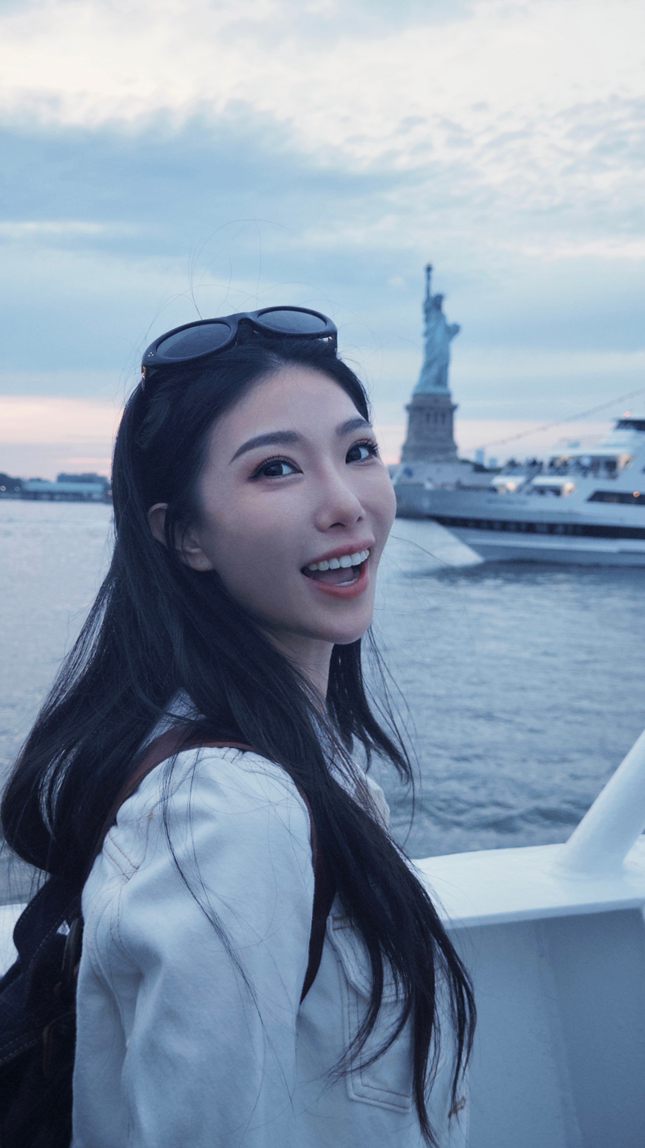 原来自由女神这！么！大！呀！ 美国·ManhattanNew York