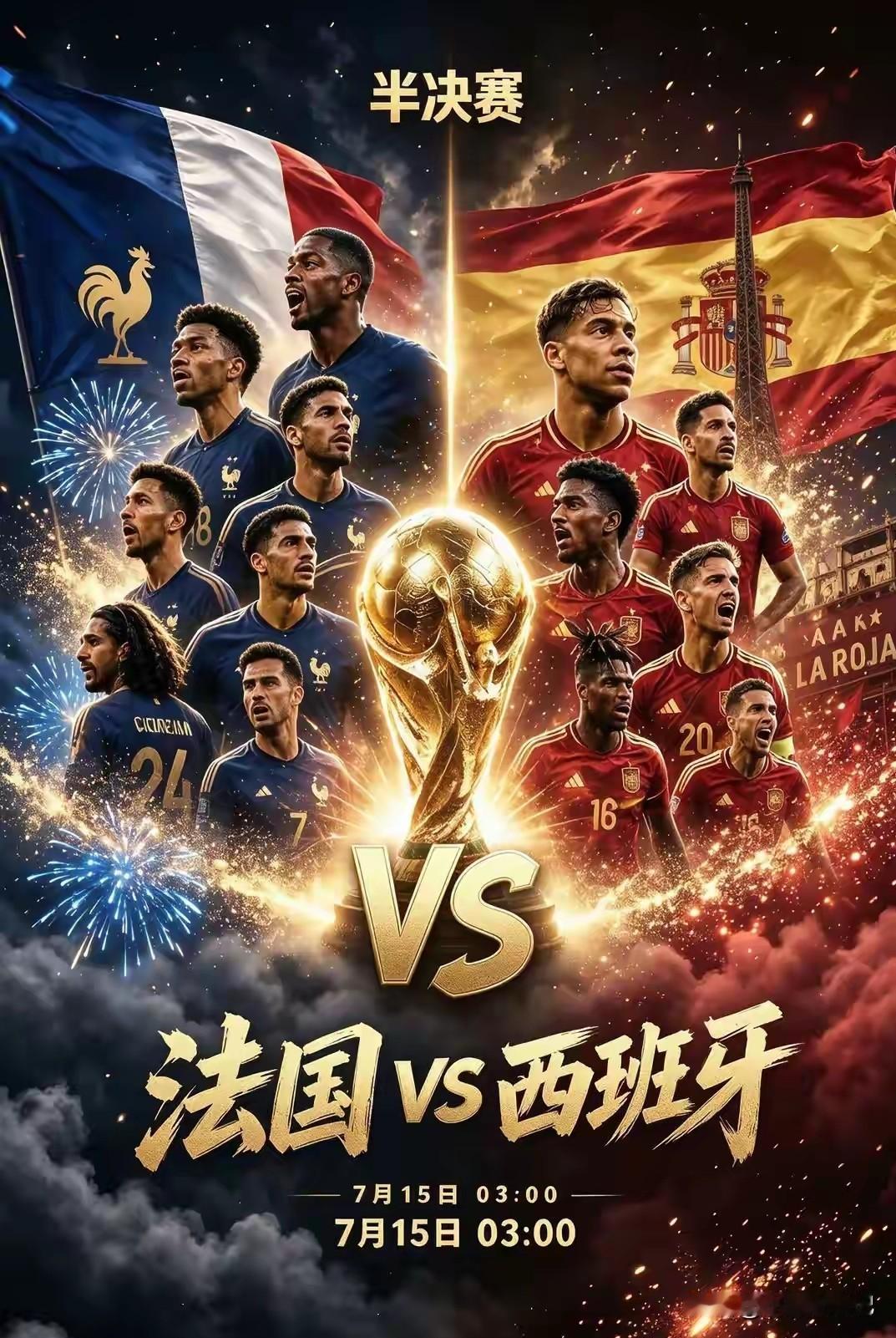 世界杯半决赛法国与西班牙的比赛还没开始，场外就硝烟弥漫。西班牙前首相拉霍伊在专栏