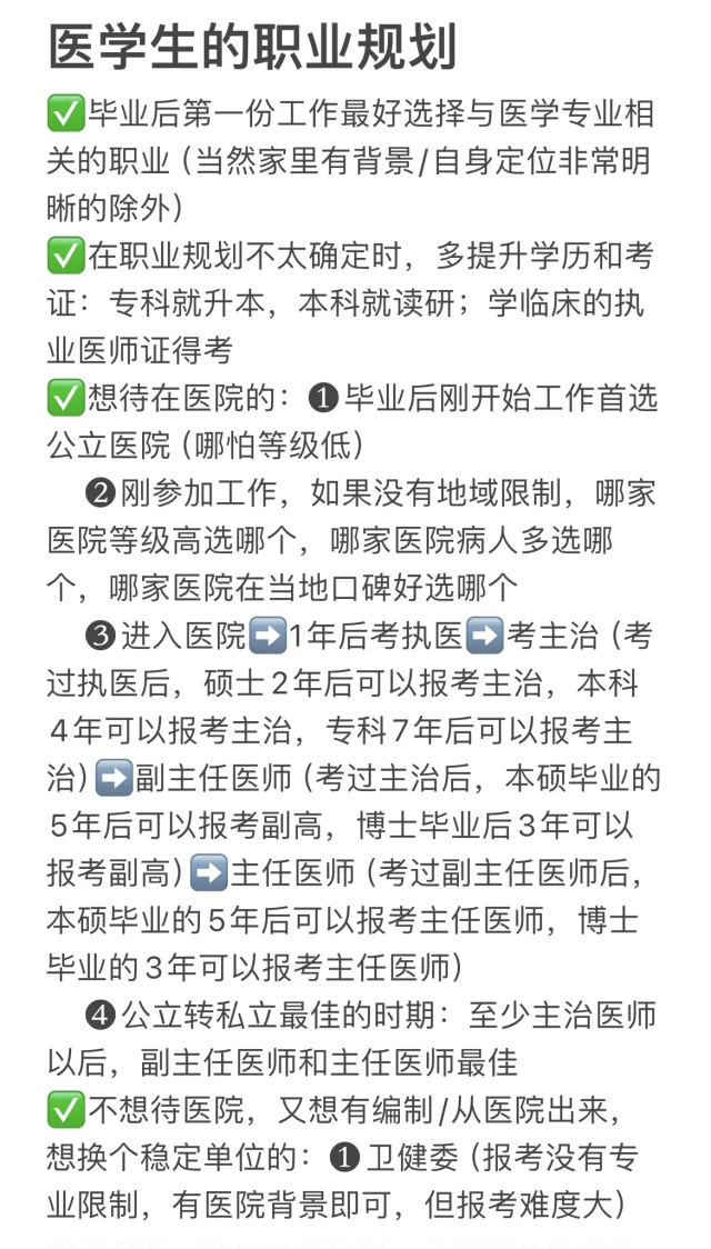 学医 | 干临床9年总结职业规划
