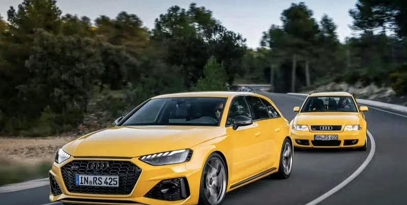 【奥迪RS 4 Avant 25周年纪念版官图发布 动力提升/限量250台】新车