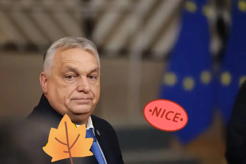 匈牙利总理欧尔班表示了
当地时间5日在布达佩斯表示，他不会签署任何协议或妥协，通