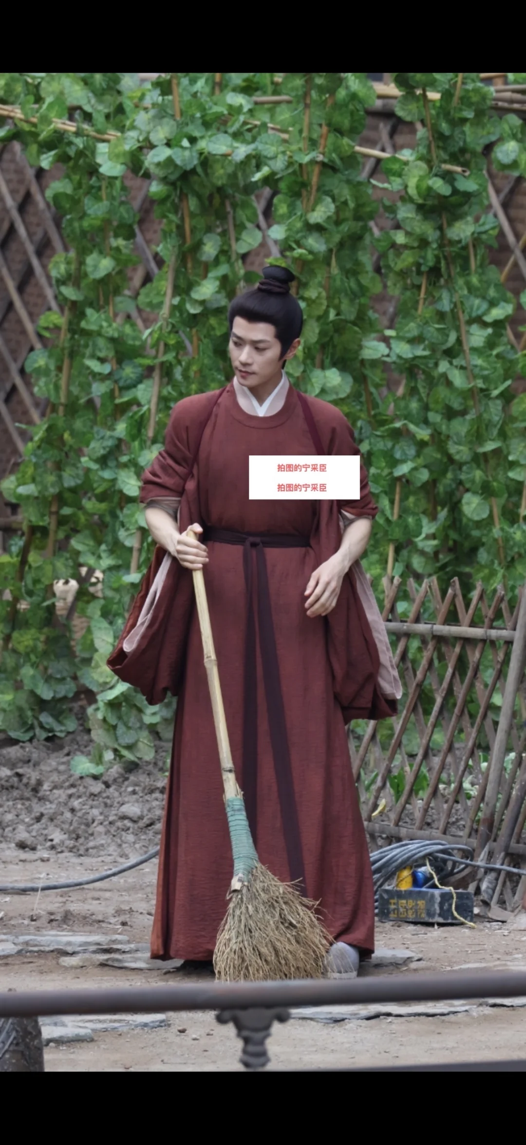 快乐的做大扫除。