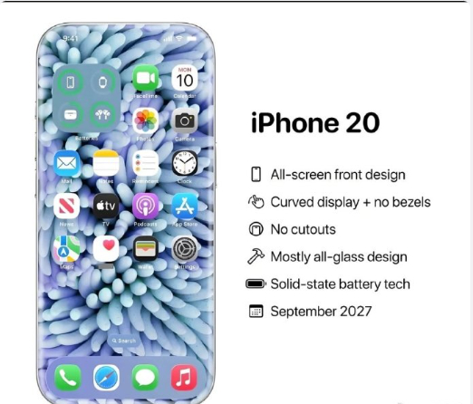iPhone史上最大规模产品革新来了 别再挤牙膏了！ iPhone 20 周年纪